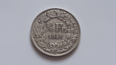 Elvetia , 1/2 Franc 1946 foto