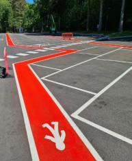 marcaje pentru trotuar foto