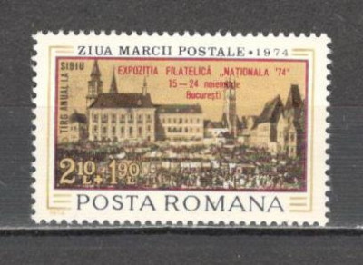 Romania.1974 Expozitia filatelica NATIONALA-supr. DR.351 foto