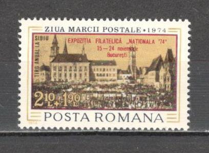 Romania.1974 Expozitia filatelica NATIONALA-supr. DR.351