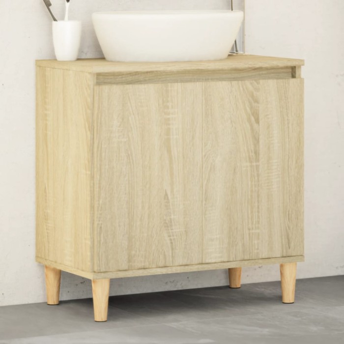 Gossi dulap de chiuveta, stejar sonoma, 58x33x60 cm, lemn prelucrat