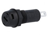 Clemă Siguranțe Cilindrice 10A Neagră 250V, SCHURTER