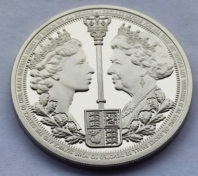 423. Moneda Gibraltar 1/2 crown 2022 (Devoted to Your Service) foto