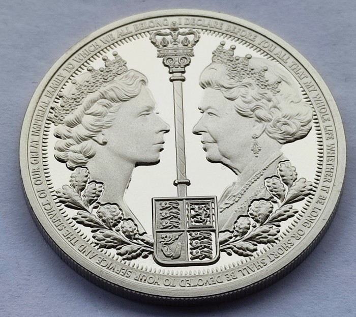 423. Moneda Gibraltar 1/2 crown 2022 (Devoted to Your Service)