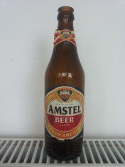 Sticla Bere Amstel Ungaria cu eticheta, anul 1997 foto