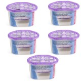 Set 5 absorbante de umiditate model lavanda, 5 x 230 grame, elimina mirosurile neplacute