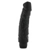 Vibrator Realistic Seven Creations Placerilor 22cm, Moale, Flexibil, Viteze Multiple, Negru