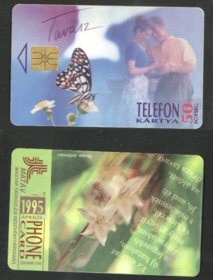 Hungary 1995 Telephone card Butterflies CT.009 foto