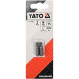 Yato YT-77882 - Set capete de insurubare profil PZ3 2 bucati