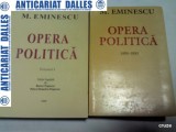 M.EMINESCU - OPERA POLITICA - 2 volume