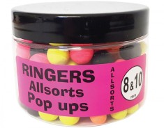 Pop up Allsorts Match Pop-Ups (8mm &amp; 10mm) 60 gr. - Ringers