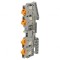 Conector &Icirc;mbinare Șine 0,25-1,5mm&sup2; 4 Borne Gri