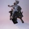 bnk jc Cavaler medieval turc calare - copie dupa Britains - blanc