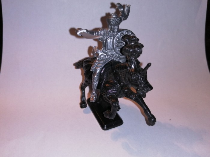 bnk jc Cavaler medieval turc calare - copie dupa Britains - blanc
