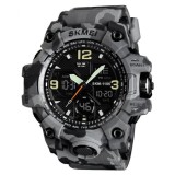 Ceas barbatesc Skmei, Digital, Camuflaj, Army, Shock Resistant, Militar, Sport, Dual time, Cronograf