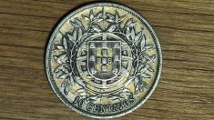 Portugalia - moneda de argint 835 an unic- 10 centavos 1915 - absolut superba !