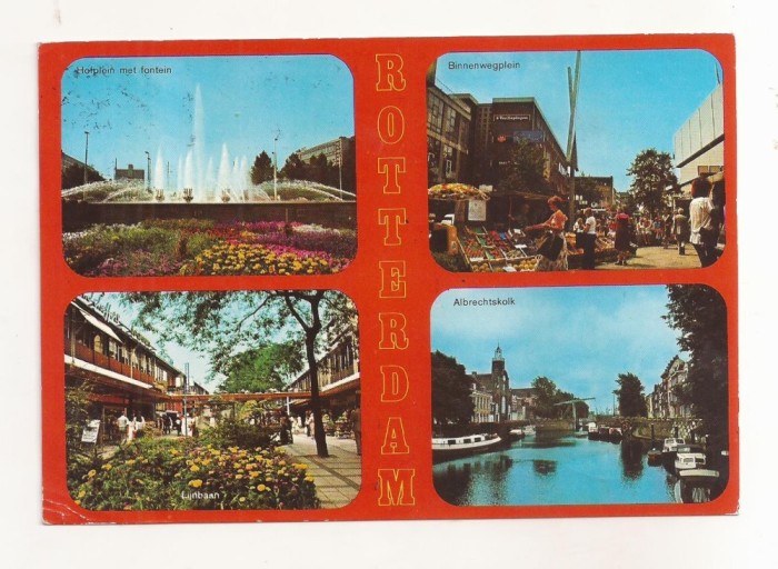 FA82 -Carte Postala- OLANDA - Rotterdam , circulata