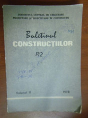 Buletinul constructiilor vol.11 foto