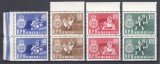 ROMANIA 1963 LP 555 CAMPANIA MONDIALA IMPOTRIVA FOAMETEI PERECHE SERII MNH