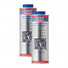 2Buc Liqui Moly Aditiv Protectie Supape Pt Vehiculele Dotate Cu Gaz CNG-LPG 1L foto