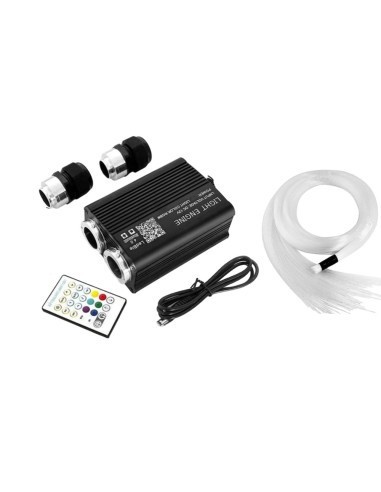 Kit Plafon Instelat TWINKLE + stele cazatoare 26W RGBW 1210 fire la 3 metri, combinate