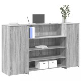 VidaXL Birou de recepție Gri Sonoma 180x50x103,5 cm Lemn prelucrat