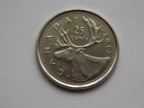 25 CENTS 2012 CANADA (Caribou. Maple-leaf Mark)