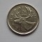 25 CENTS 2012 CANADA (Caribou. Maple-leaf Mark)