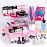 Kit Unghii Gel fara Lampa UV Promotie #07 + CADOURI 12 Geluri UV &amp; Cutie Manichiura