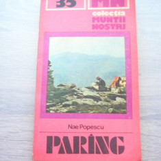 myh 6 - Colectia Muntii nostri - nr 35 - Muntii Paring - 1986