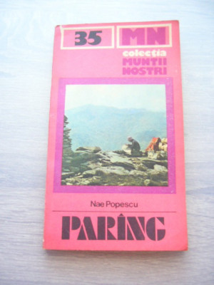 myh 6 - Colectia Muntii nostri - nr 35 - Muntii Paring - 1986 foto