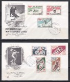 Togo 1960 - Jocurile Olimpice de vară și de iarnă - Squaw Valley, SUA și Roma, Italia, 2 FDC-uri