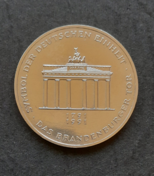 10 DM &quot;Das Brandenburger Tor&quot; 1991, Germania - G 4391