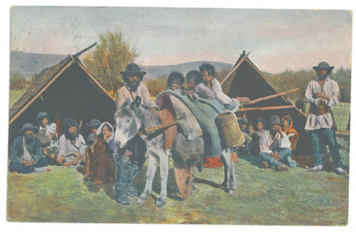 4929 - BRASOV, Gypsy, Romania - old postcard - used