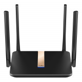 Router wireless AC1200 Dual Band, 4G, 4 antene externe, LT500D Cudy