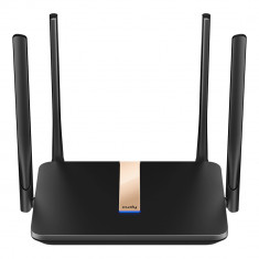 Router wireless AC1200 Dual Band, 4G, 4 antene externe, LT500D Cudy