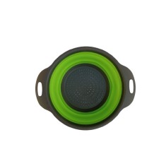 Strecuratoare pliabila pentru fructe si legume, 30 cm, verde+ gri