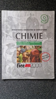 CHIMIE MANUAL PENTRU CLASA A 9-A - Marius Andruh, Liana Avram foto