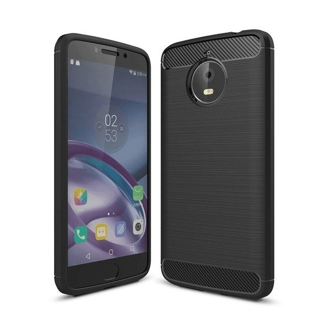 Husa MOTOROLA Moto G6 Plus - Luxury Carbon TSS, Negru