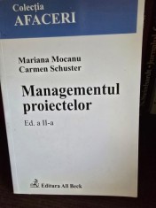 Managementul proiectelor - Mariana Mocanu, Carmen Schuster