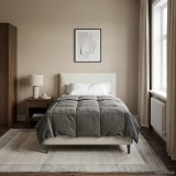 vidaXL Pilotă de vară Patos Gri deschis 155 x 220 cm Microfibră 42025924