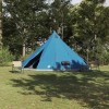 VidaXL Cort de familie Tipi Manual Albastru și Gri 560 x 560 x 300 cm 42000982