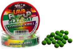 Pop Up SENZOR Lava Glazurat, Scoica Krill, 8mm, 30g