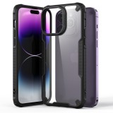 Husa de Protectie, Compatibila Apple iPhone 15, Anti-Soc si Anti-Alunecare, Design Anti-Amprente, Versatyx - Negru
