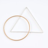 Set 2 bratari fixe forma geometrica