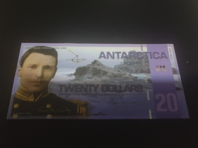 Bancnota 20 Dolari 2008 Antactica foto