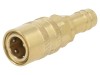 Conector rapid cu supapă max.15bar alamă FPM