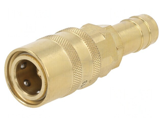 Conector rapid cu supapă max.15bar alamă FPM