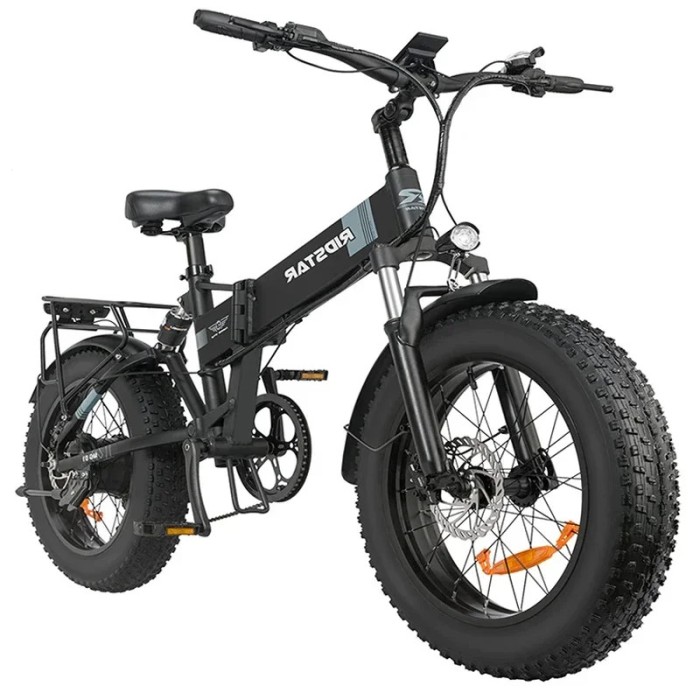 Bicicletă electrică pliabilă H20 20&#039;&#039; 1000W 15AH, 80 km, fr&acirc;ne cu două discuri
