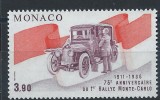 C4920 - Monaco 1986 - Auto neuzat,perfecta stare, Nestampilat